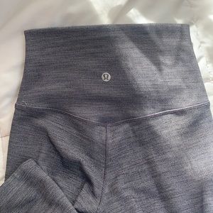 heather grey align leggings